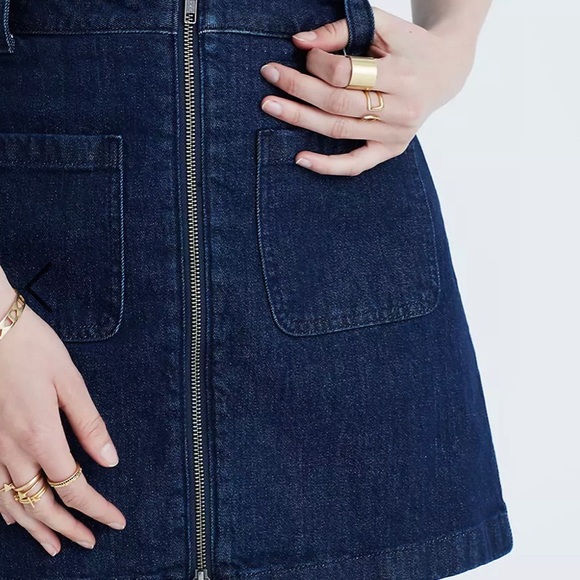 Madewell Denim Zip Mini Skirt - Picture 4 of 7